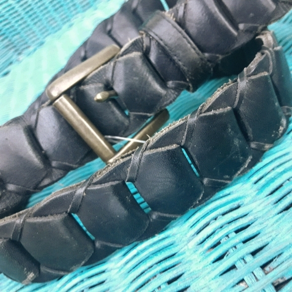 Genuine Leather Belt Mens Vintage Levis Signature Classic Leather VTG - Picture 10 of 15